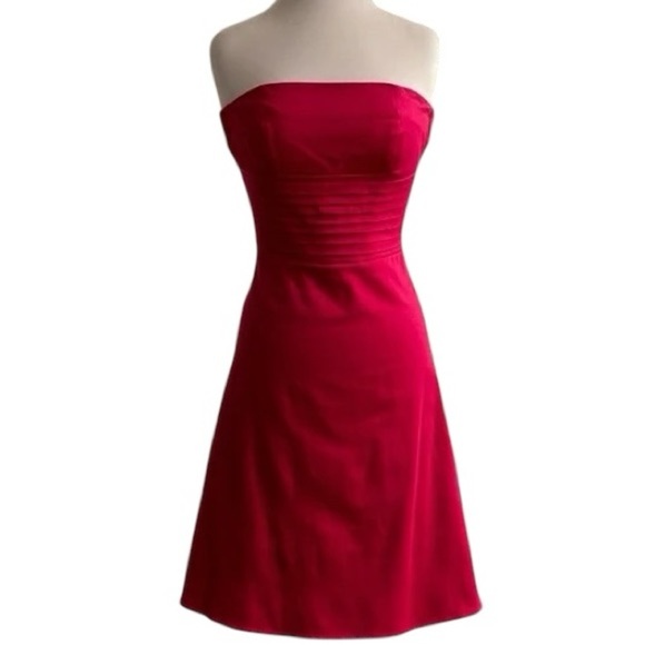 Speechless Juniors Red Strapless A-Line Dress EUC, Size 5 - Picture 1 of 10